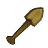 wooden shovel