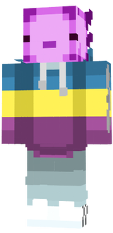 pansexual pride purple axolotl