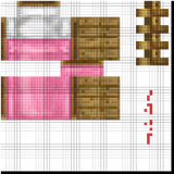 pink bed