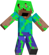 Steve covered in Alien Goo