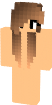creepy (shes looking at YOU) dis skin isnt mine i found it somewhere yeah, she had black eyes lol. like if u like it SCARY SKIN RIGHT? XD