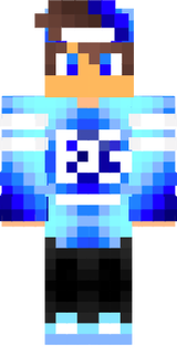 blue gamer's skin
