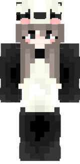 Cute panda girl