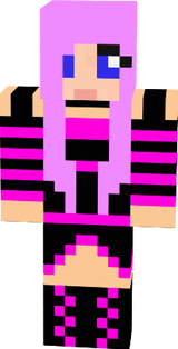 Super Cute Pink Haired Teen