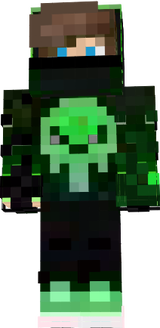 Green skull guy
