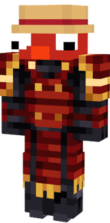 Samurai Straw red