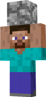 Short Steve Carrying Cobblestone
