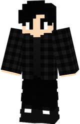 guy with 3D gray flannel shirt 
