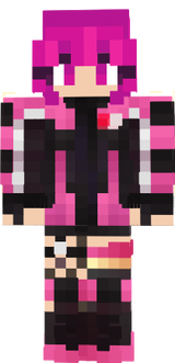 Short Pink Haired Baddie Motorcycle