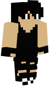boy with black sleeveless shirt and ripped pants