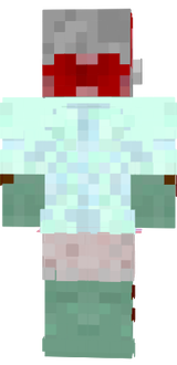 painted labcoat, dirty towel