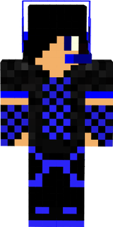 mine craft skinn blau