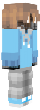 skin blue