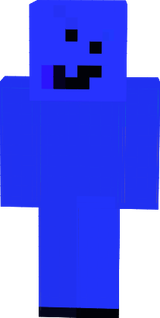 blue man minecraft