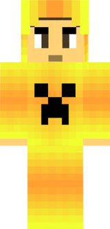 Yellow Orange Tie Dye Creeper Onesie