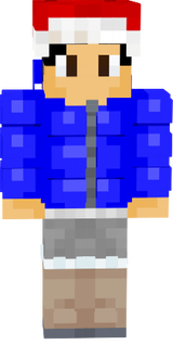 My Skin (Christmas Themed with Santa Hat on)