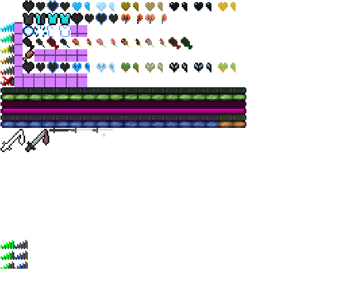 Preview of texture: blue icons