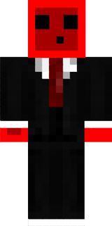 red slime in a suit