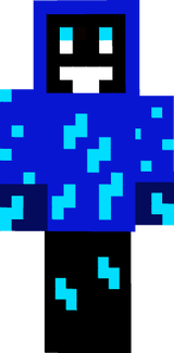 blue bubble man