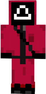 minecraft skin squid game dreieck