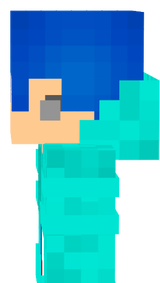 Herolink303yt Portuguese Monarchy Flag skin blue hair new oficial with earring