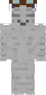 Blue happy ghast skin