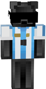Black bear with aregentina shirt 2