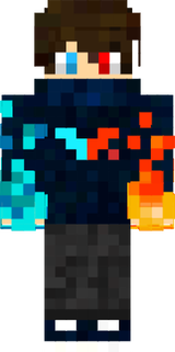 skin red and blue