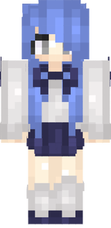 Bloo's School Girl Skin