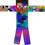 Glitched steve