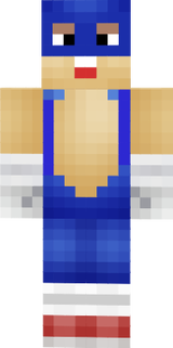 Sonic minecraft skin 1d