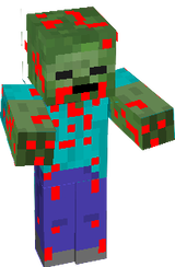 zombie with blood