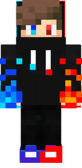 blue and red