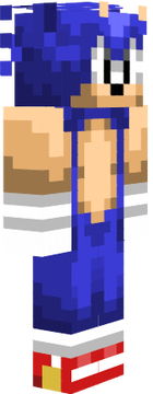 sonic minecraft skin