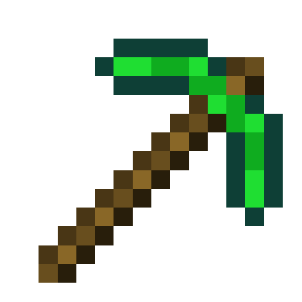 Preview of texture: emerald pickaxe