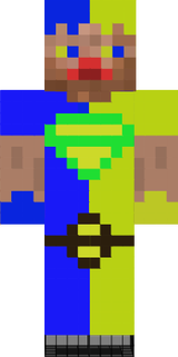 blue and yellow man 