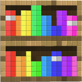 rainbow bookshelf