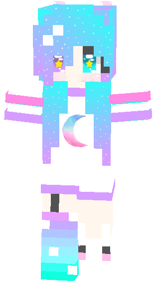 Preview of texture: HD Kawaii Star Moon Bunny Girl (Created My Miyoko)