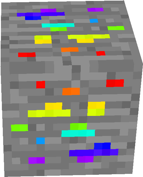 Preview of texture: Rainbow Diamond ore