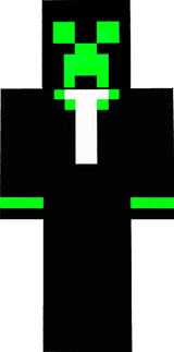 creeper with a S on the back 