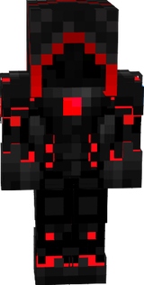 skin minecraft noir et rouge