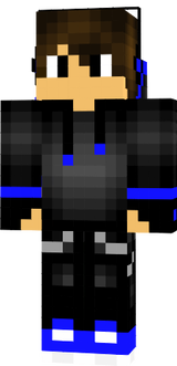 azul com preto