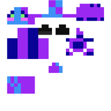 purple grey parrot