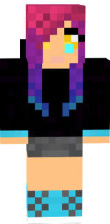 Magenta-Haired Girl