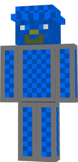 blue man