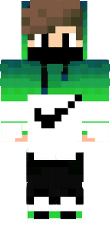 Green Nike boy