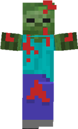 zombie with blood