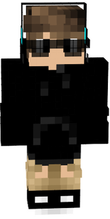 I added glasses