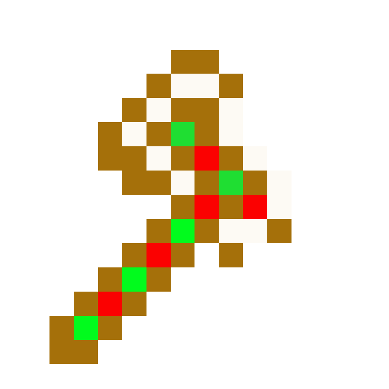 Preview of texture: GINGERBREAD AXE