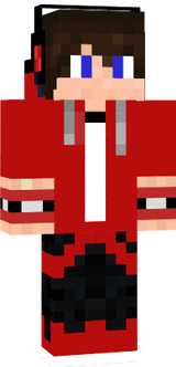 Red Eystreem with blue eyes